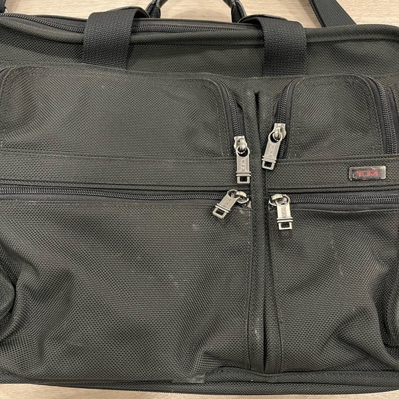 TUMI Alpha Ballistic Nylon Expandable Organizer Laptop Briefcase 26041D4 - Picture 2 of 15